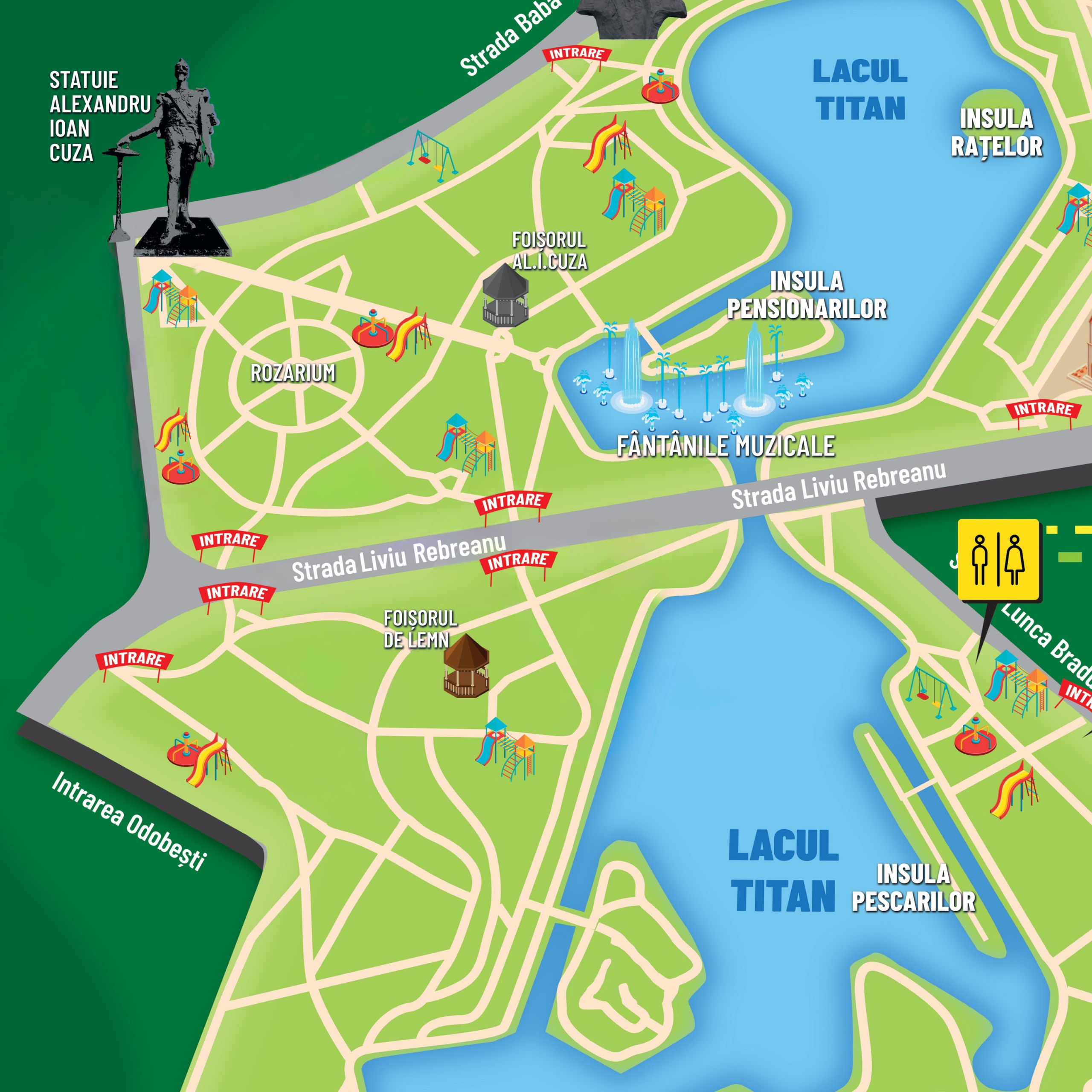 Harta Urban Arts Festival 2026 Parcul IOR București